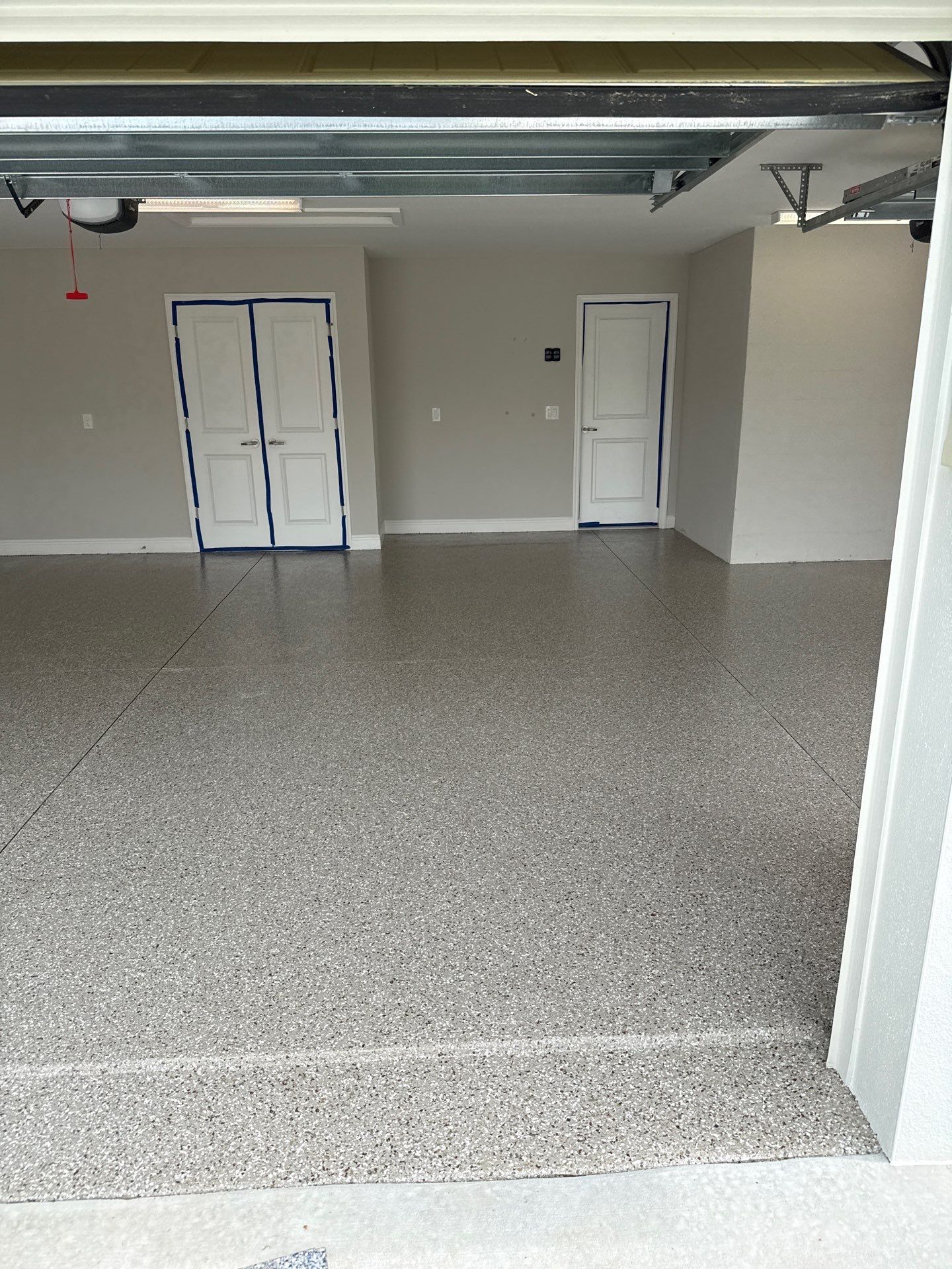 Garage in Pebble Beach by Innovative Concrete Coatings 