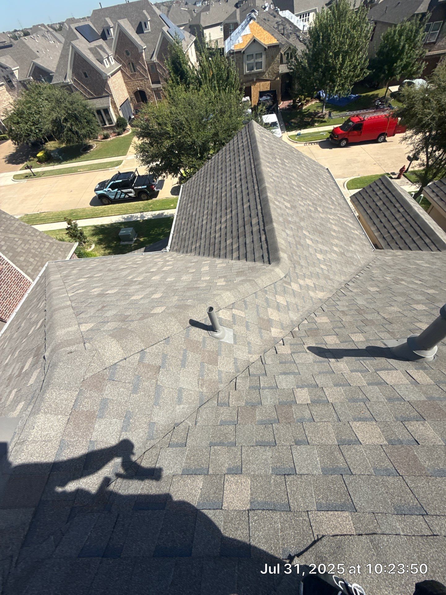Residential Roof Replacement using ATLAS PROLAM WEATHER WOOD by Elite Roofing LLC