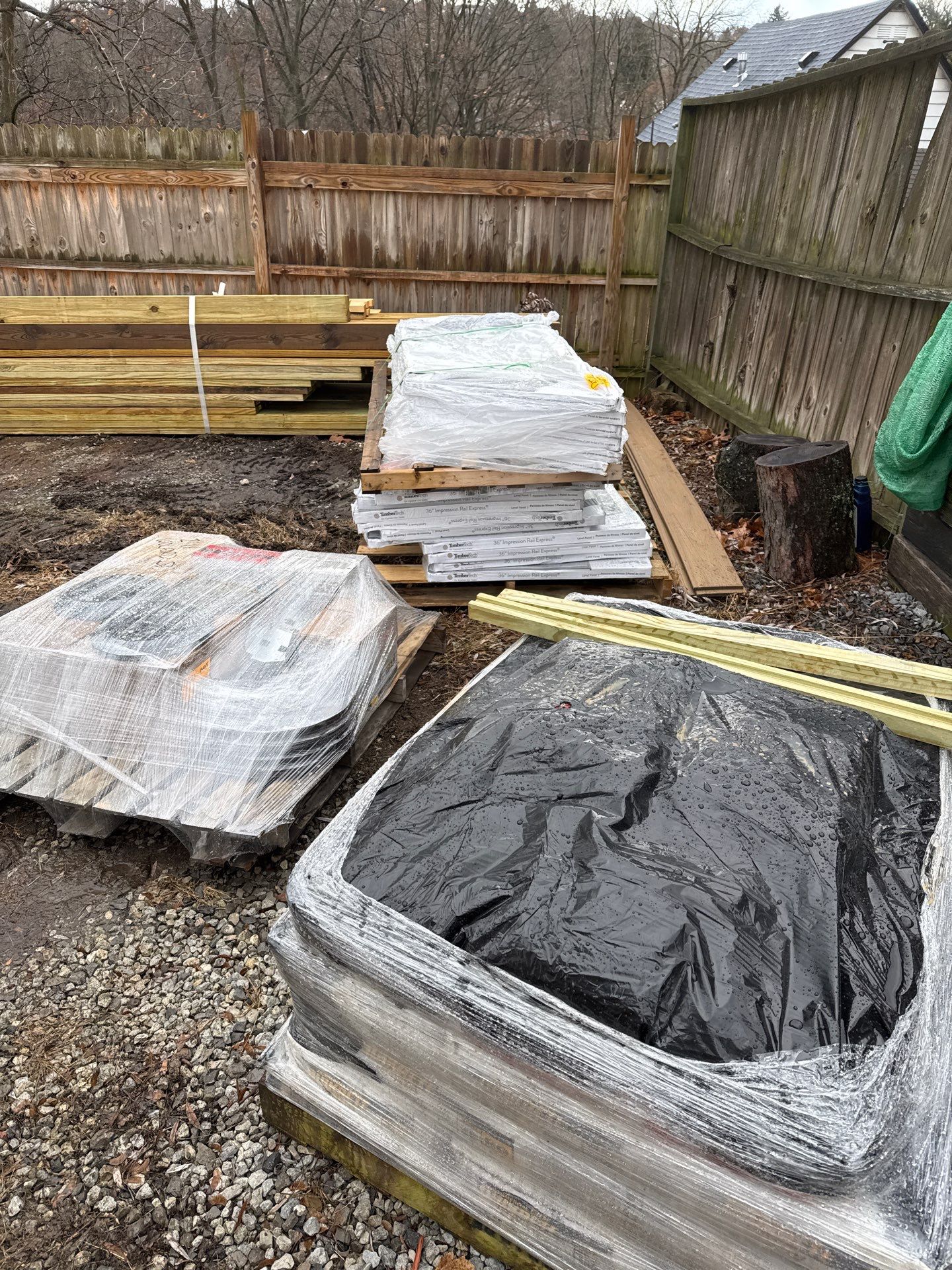 Deck and door by Cousins Roofing Siding & Decks