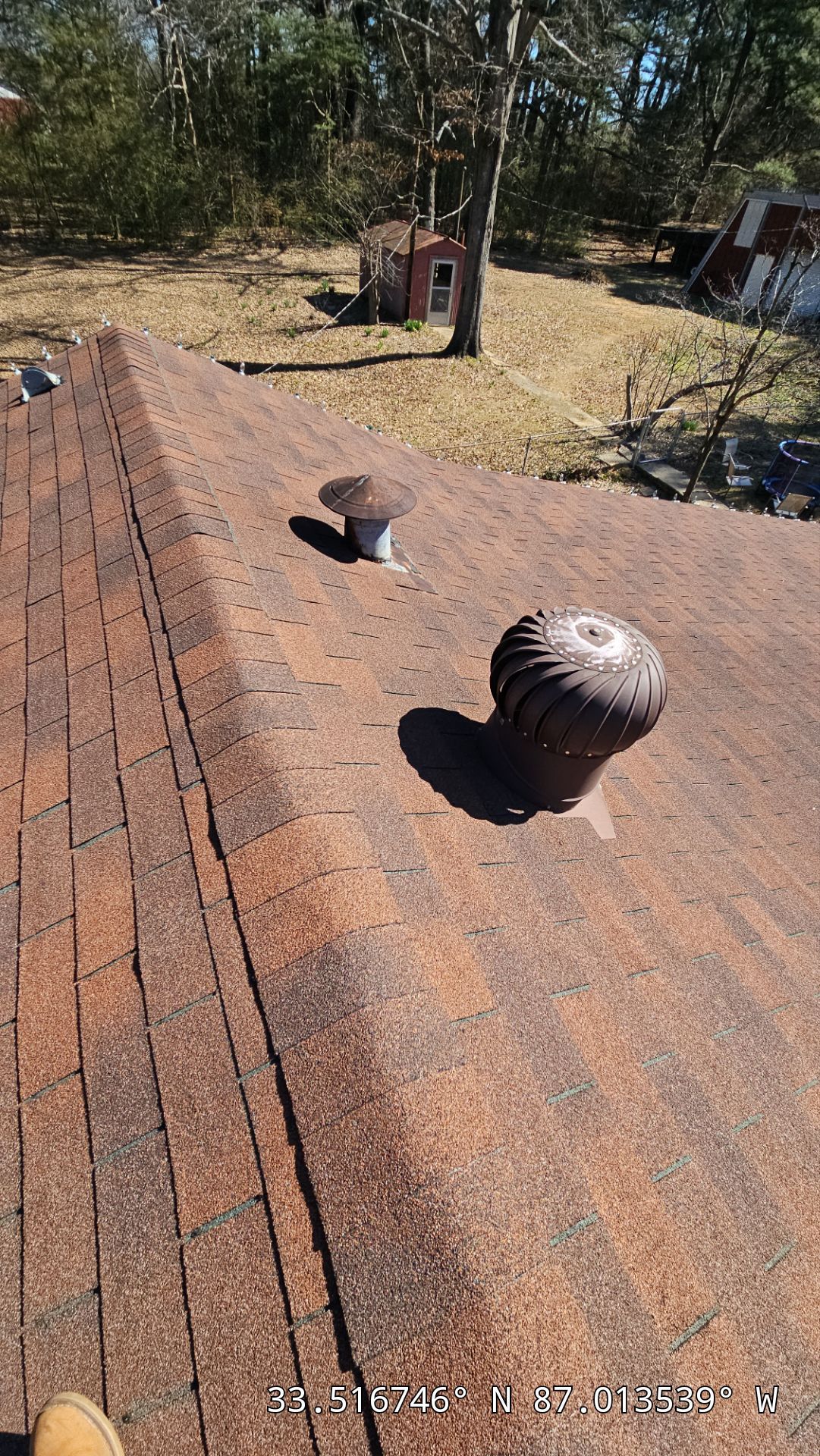 Metal Roof Replacement in Sylvan Springs (Brown) by The Roofing Dudes