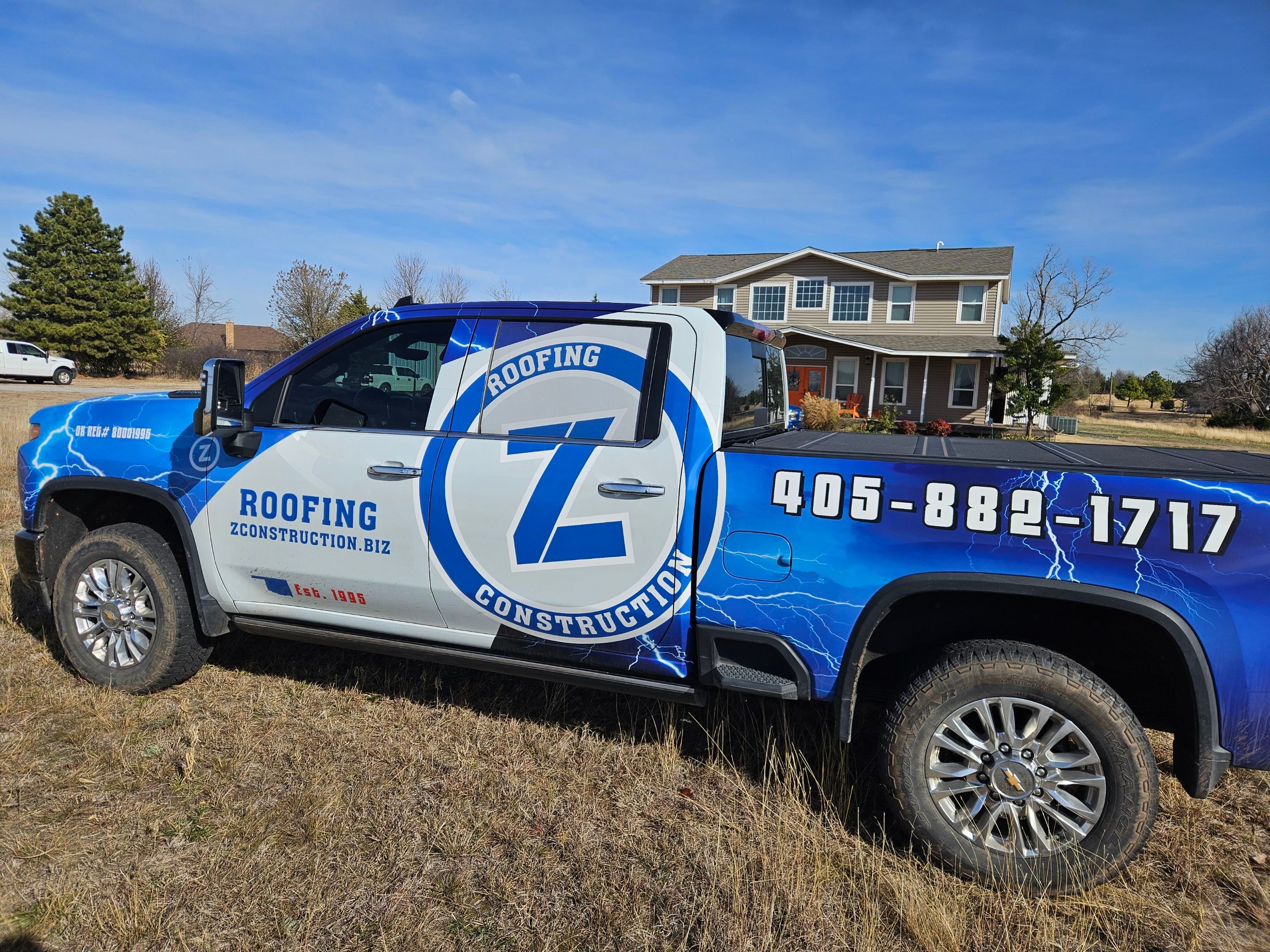 Roof Siding & Window Project in Mustang, OK by Z Construction & Roofing, LLC