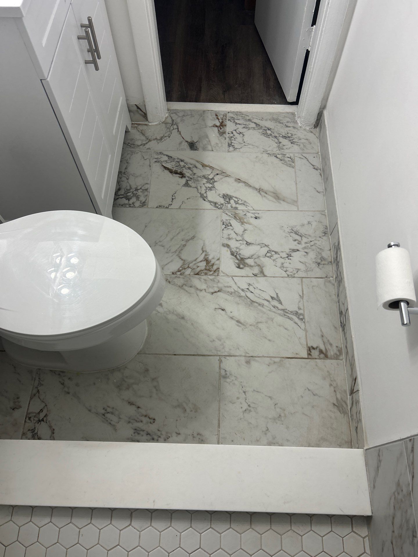 Dual Bathroom Makeover by urban green energy llc
