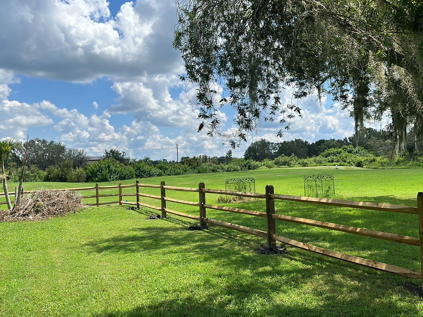 Wood Fence Installation using Wood 3 Rail Ranch Fence by Asap fence and gates, LLC