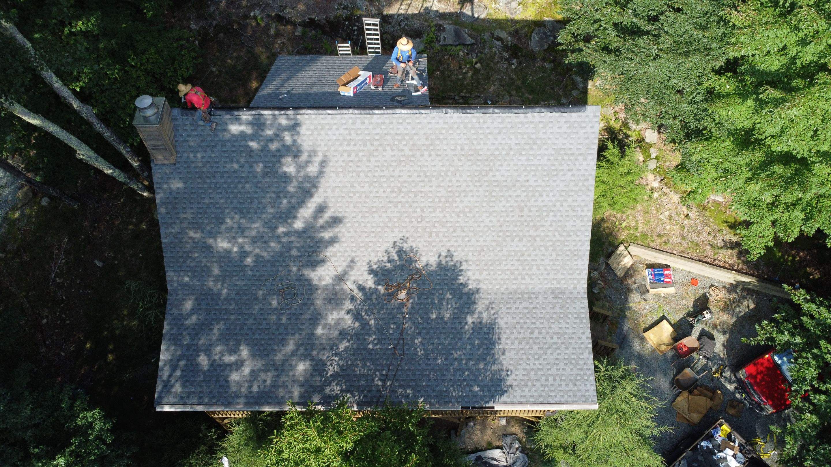 New Roof and 6" Gutters Installed by Peak 2 Peak Services LLC