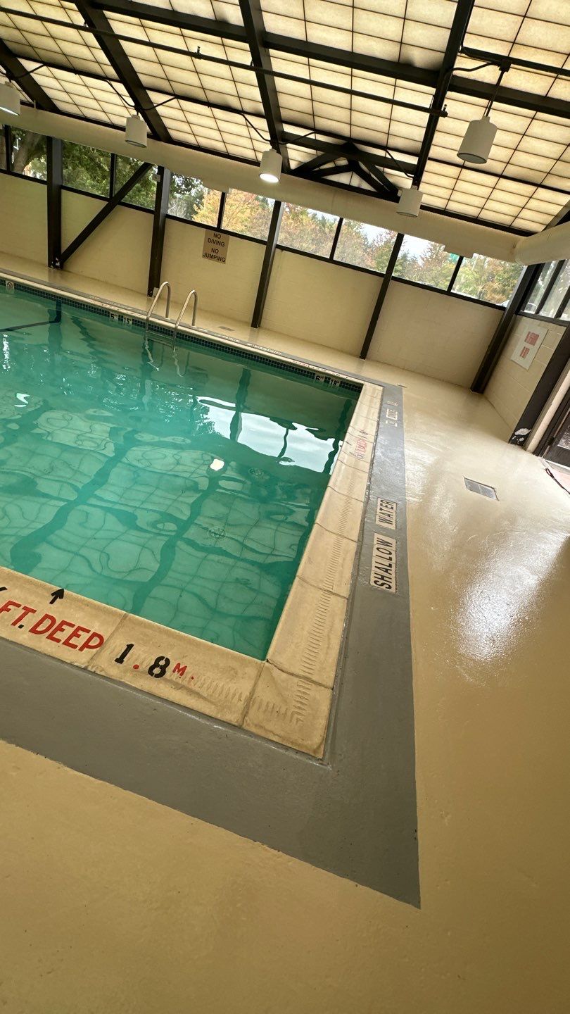 Hotel Pool Deck Project in Cranberry Township by Floors in a Day, Inc