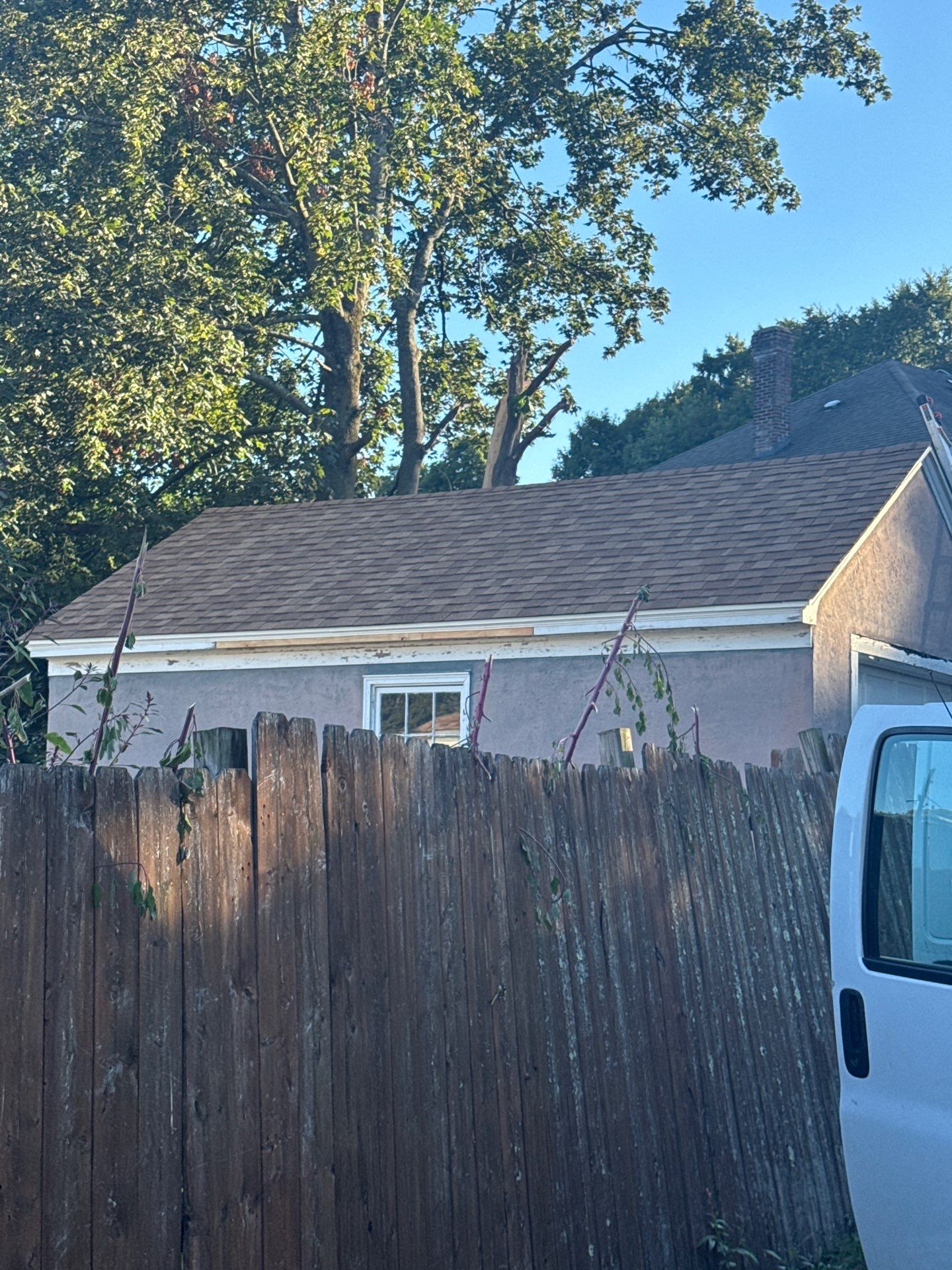 Garage Roof Replacement & Trim Repair by Mighty Dog Roofing of Greater Middlesex County