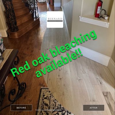 Bleached 5 inch Red Oak #2