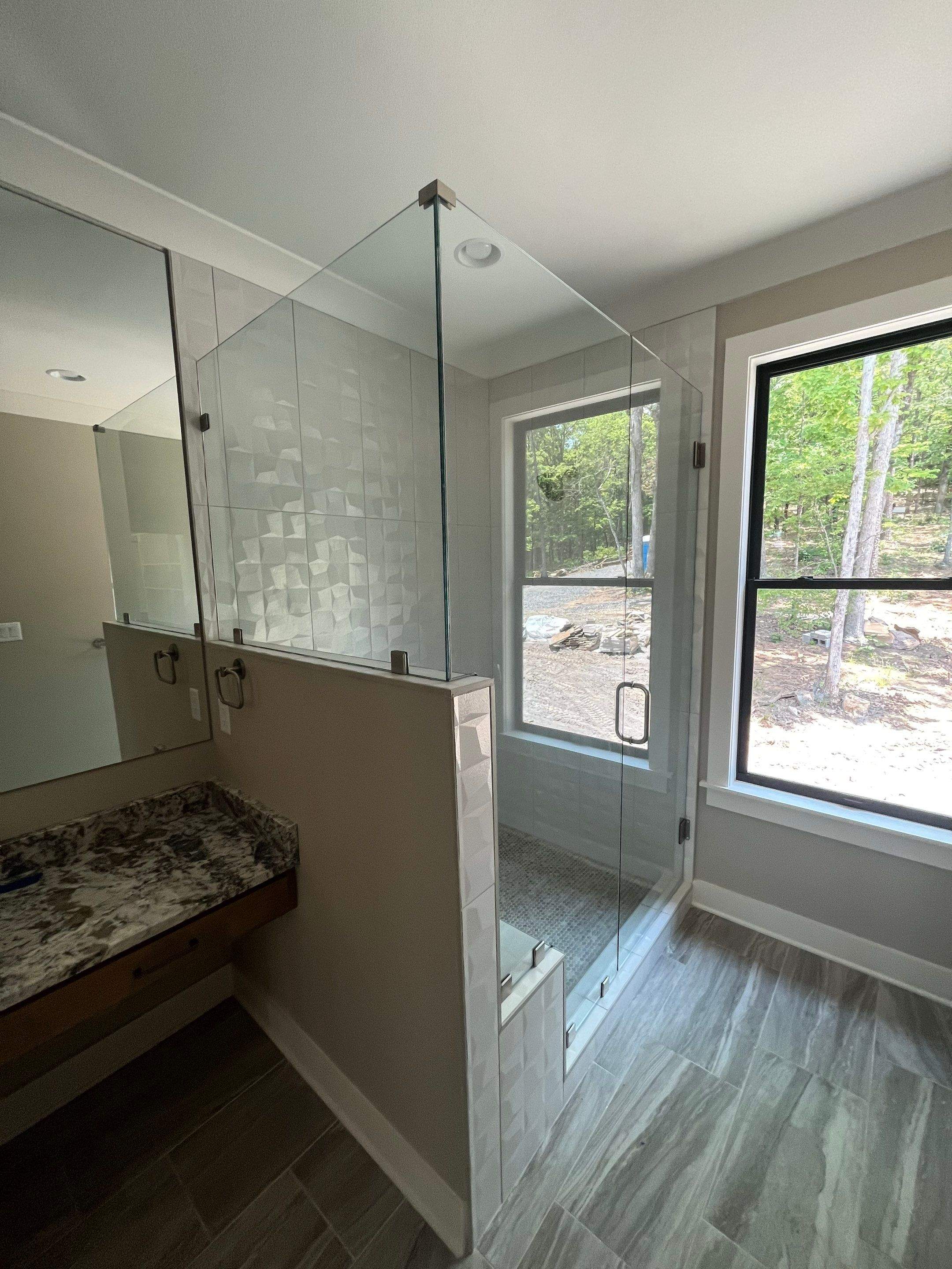 Shower Pictures by Custom Glass Service