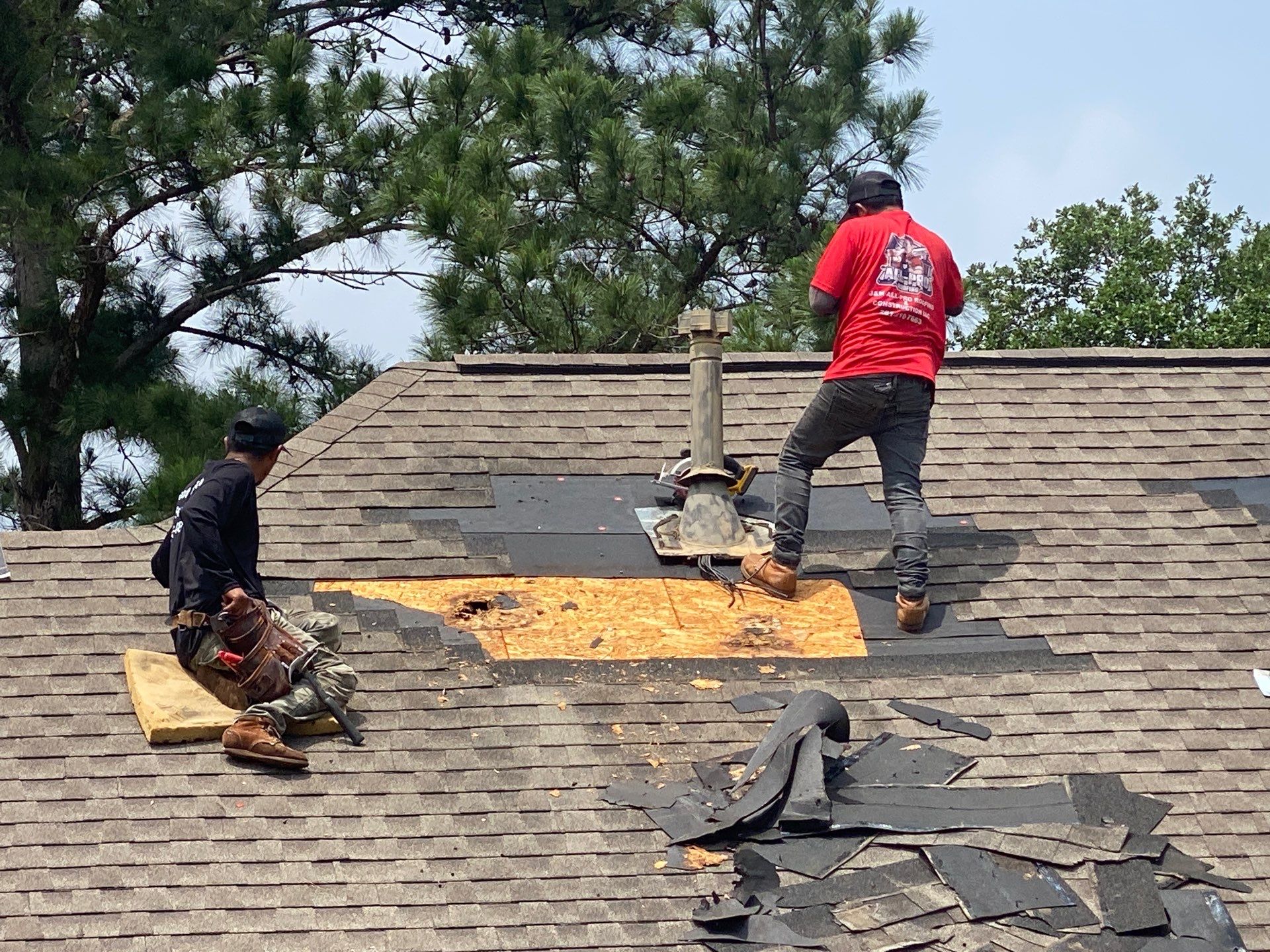Hail Damage using Owen's Corning Duration (Lifetime) Shingles by Roof Repair Company