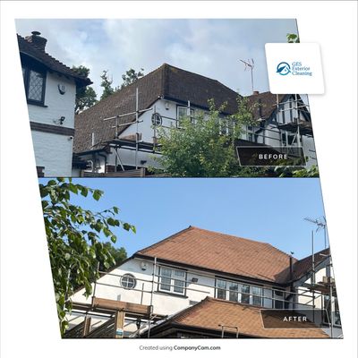 Roof Clean - Gutter Clean - Biocide Treatment