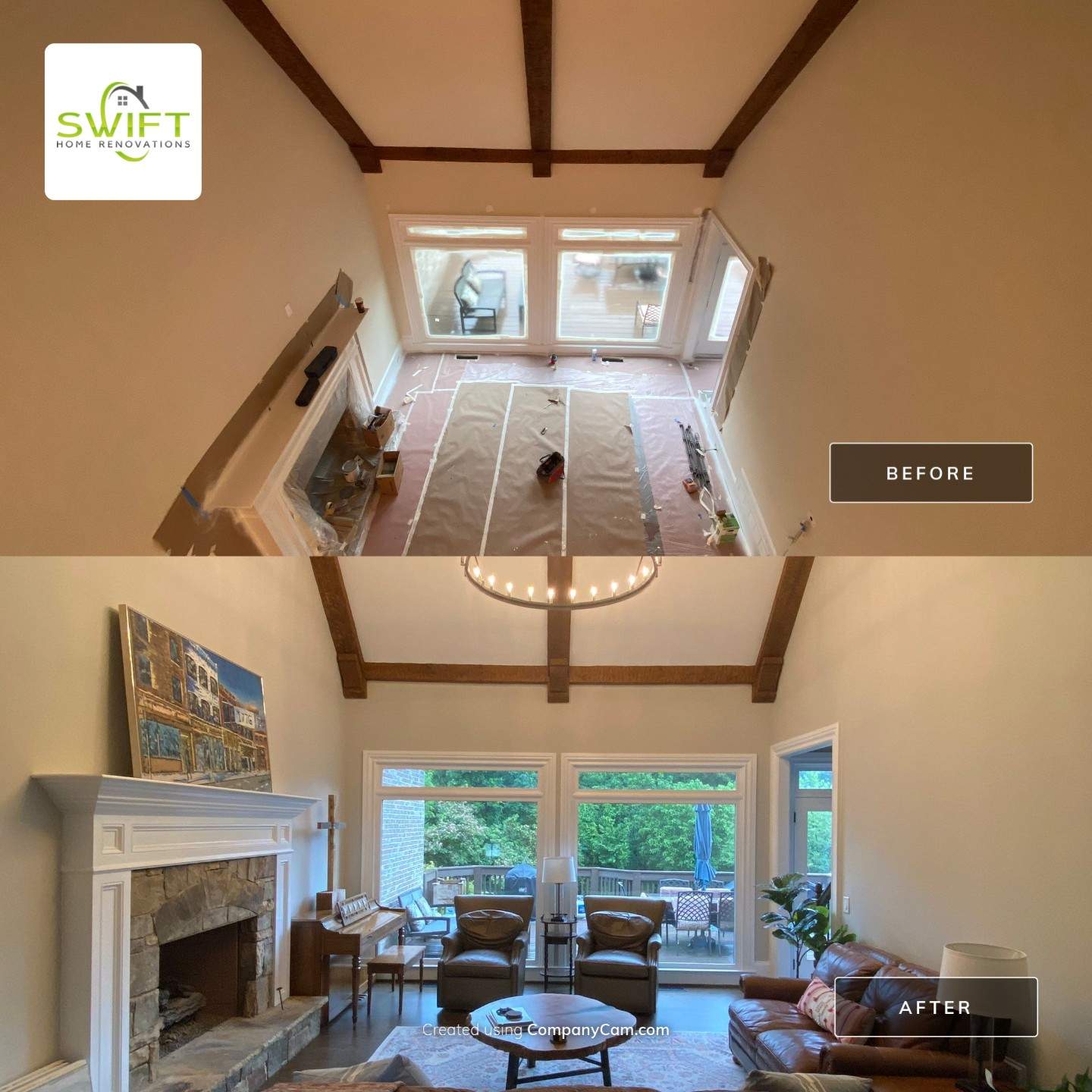 Comprehensive General Interior Remodeling With Custom Millwork In Marietta by Swift Home Renovations