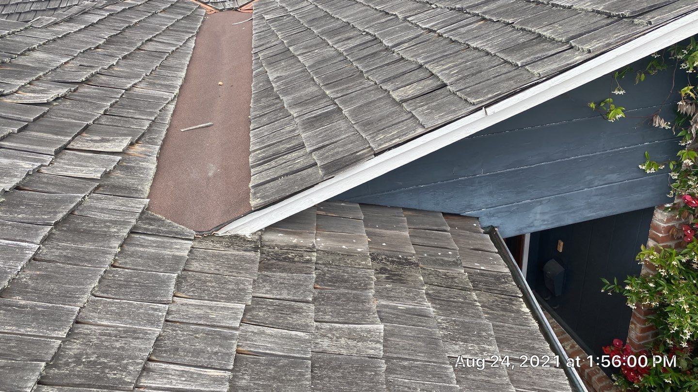 Refurbish and repair shake roof to get ready to sell by Straight Edge Roofing Inc