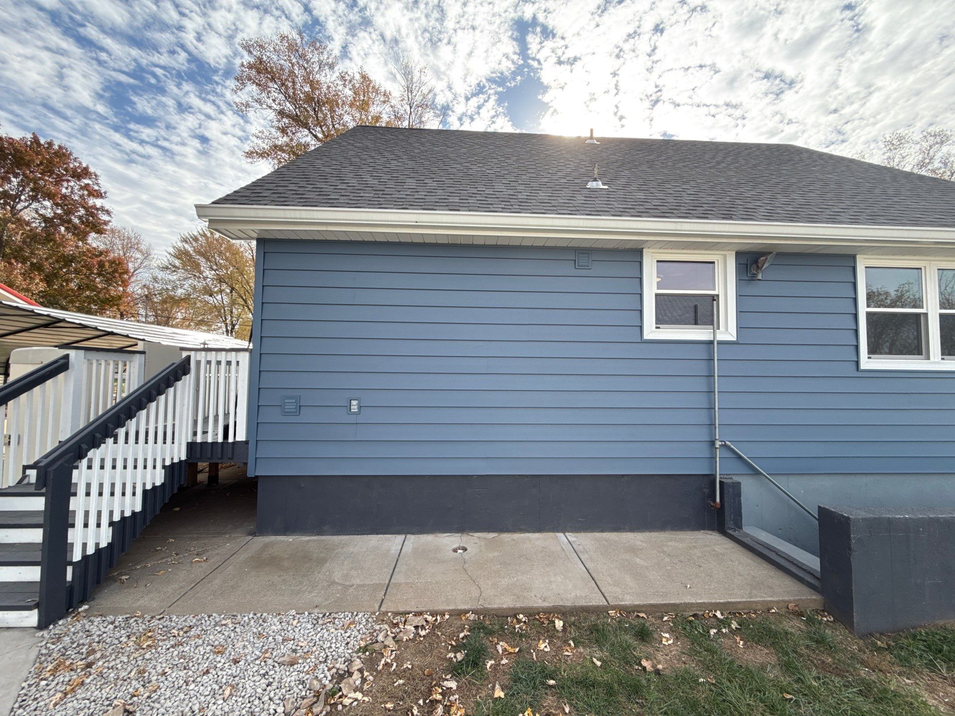 Out with the Old , in with the Blue  by EEC  Windows, Siding & Roofing 