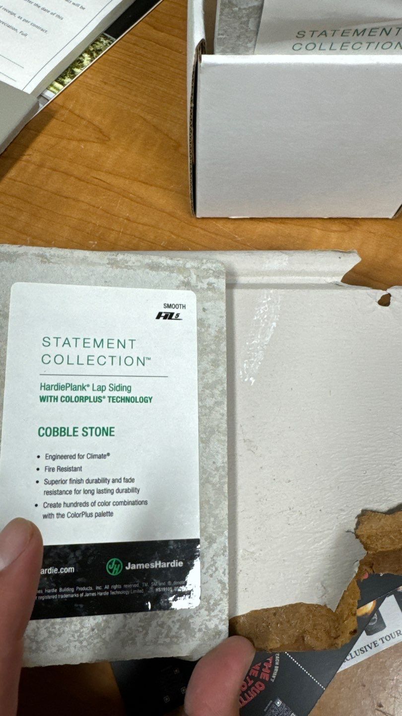 Great Falls: Siding Replacement with James Hardie Statement Beaded Plank in Cobblestone by RM Banning, Inc.