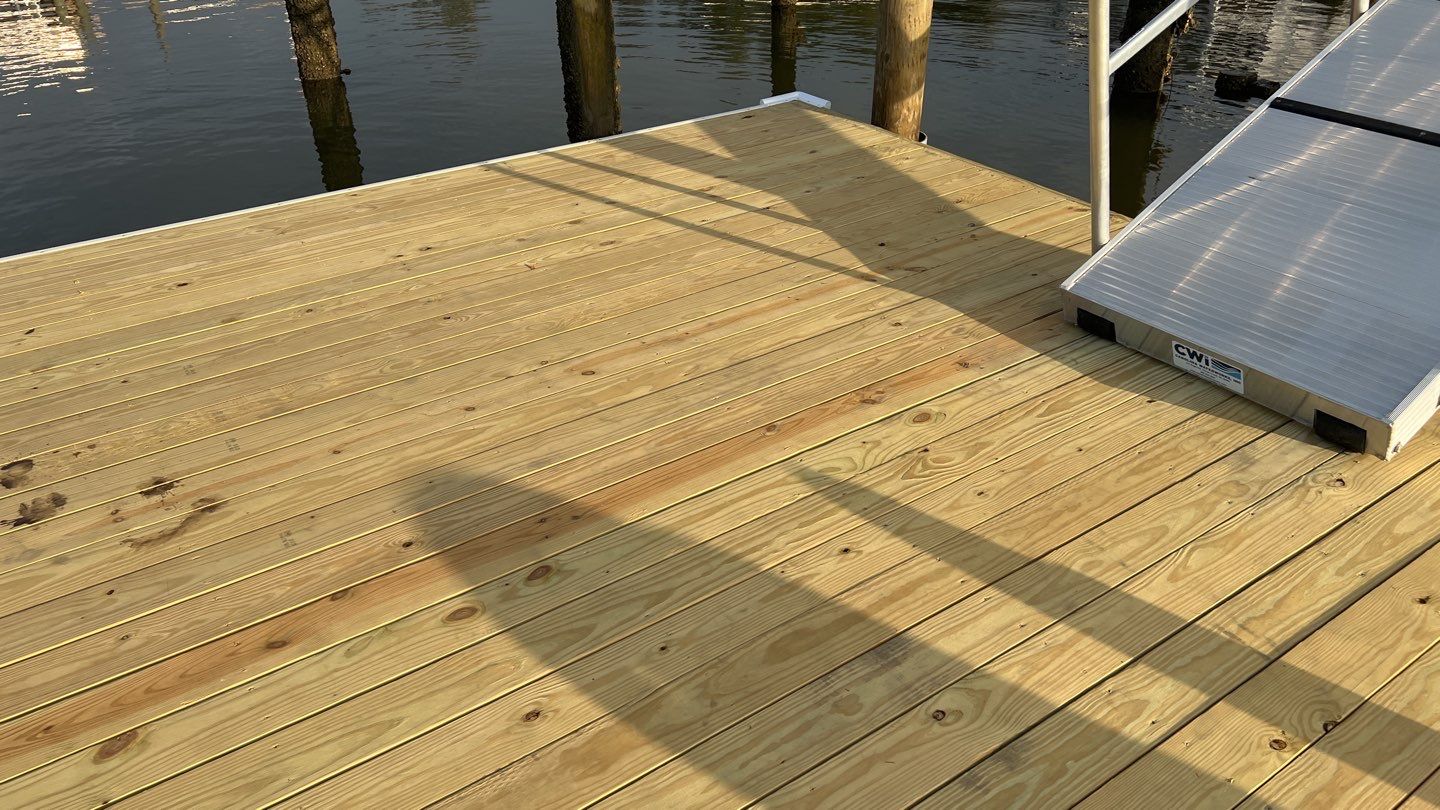 Dock using Wood Sealant by DuraSeal