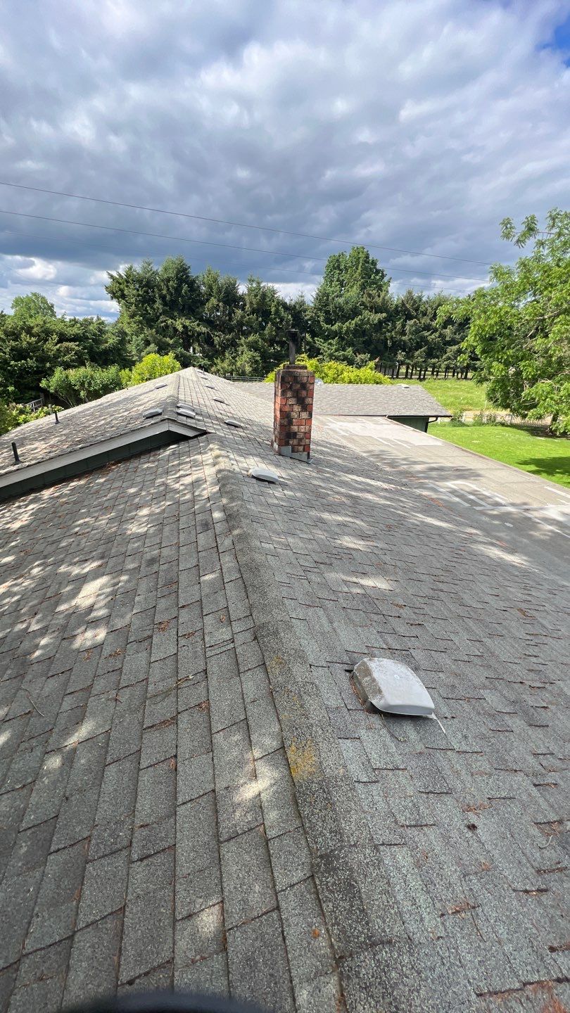 Residential Roofing Installation using IKO Dynasty (Color: Granite Black) by Orezona Building & Roofing Company, Inc.