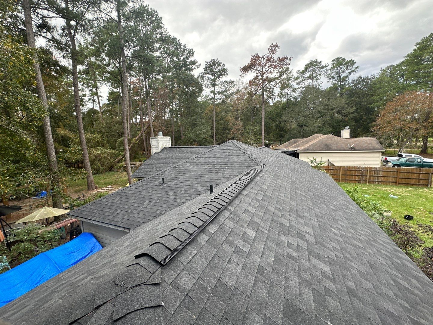 Residential Roofing Installation using Owen's Corning Duration (Lifetime) Shingles by Roof Repair Company