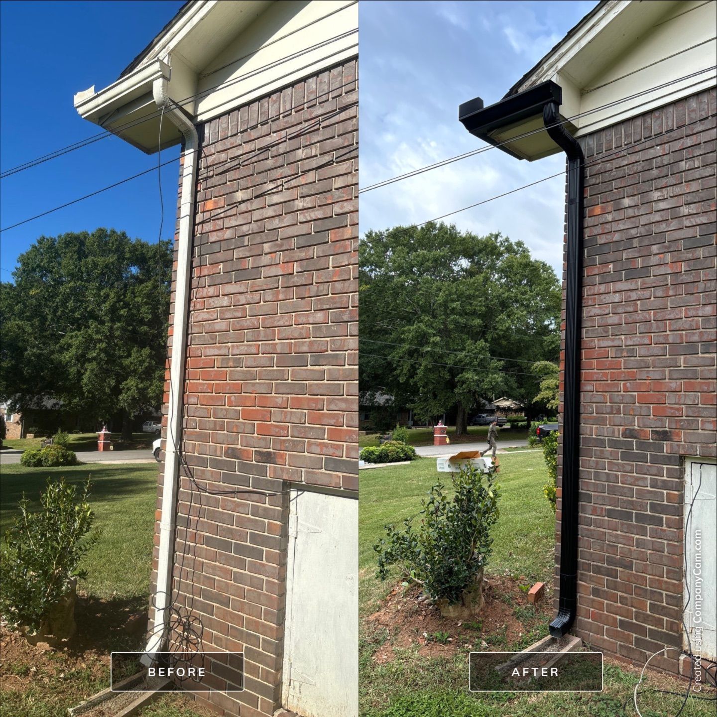 Replace gutters and downspouts  by Deerfield Roofing LLC