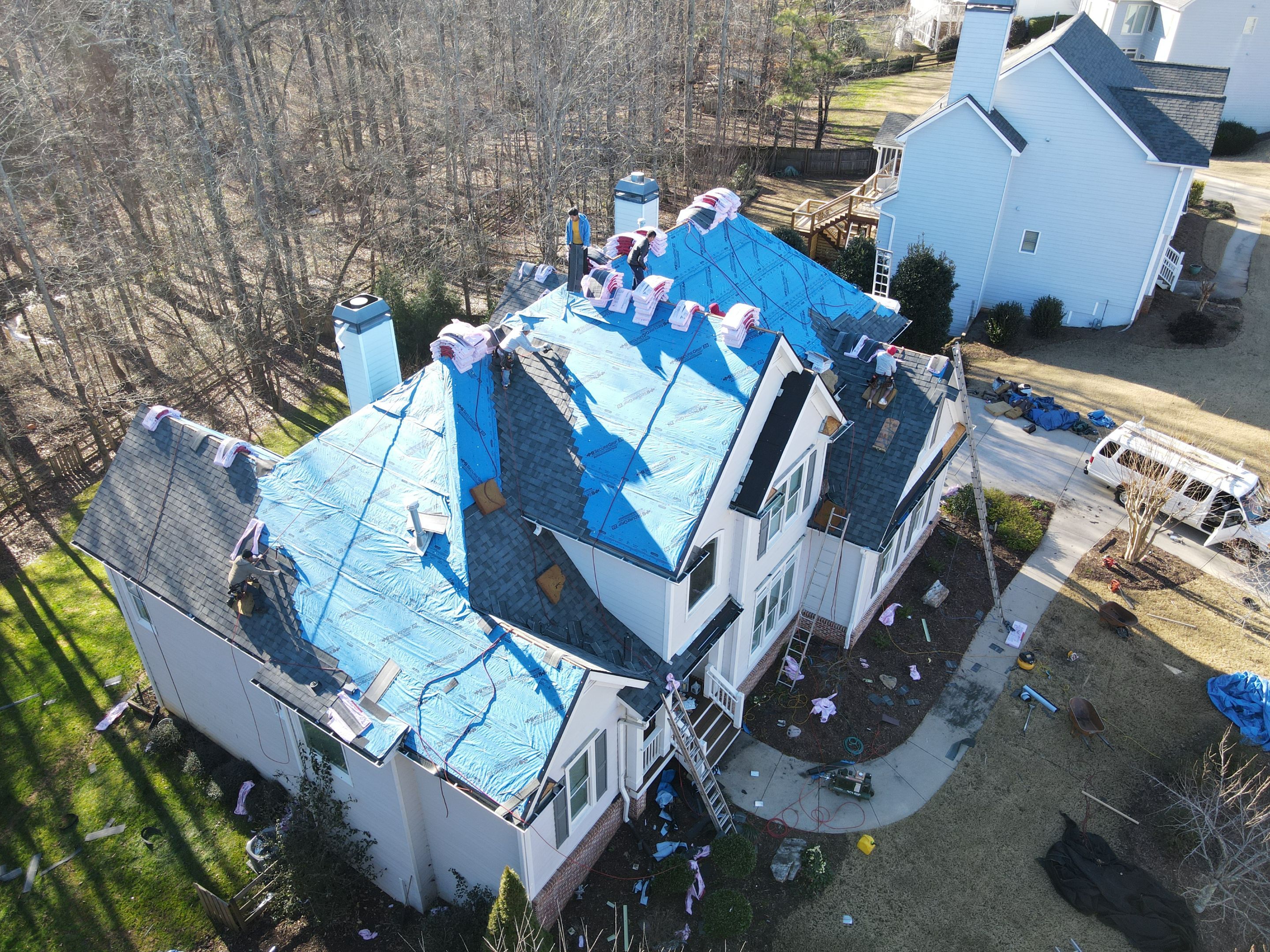 Residential Roofing Installation using Owens Corning by Inspector Roofing and Restoration