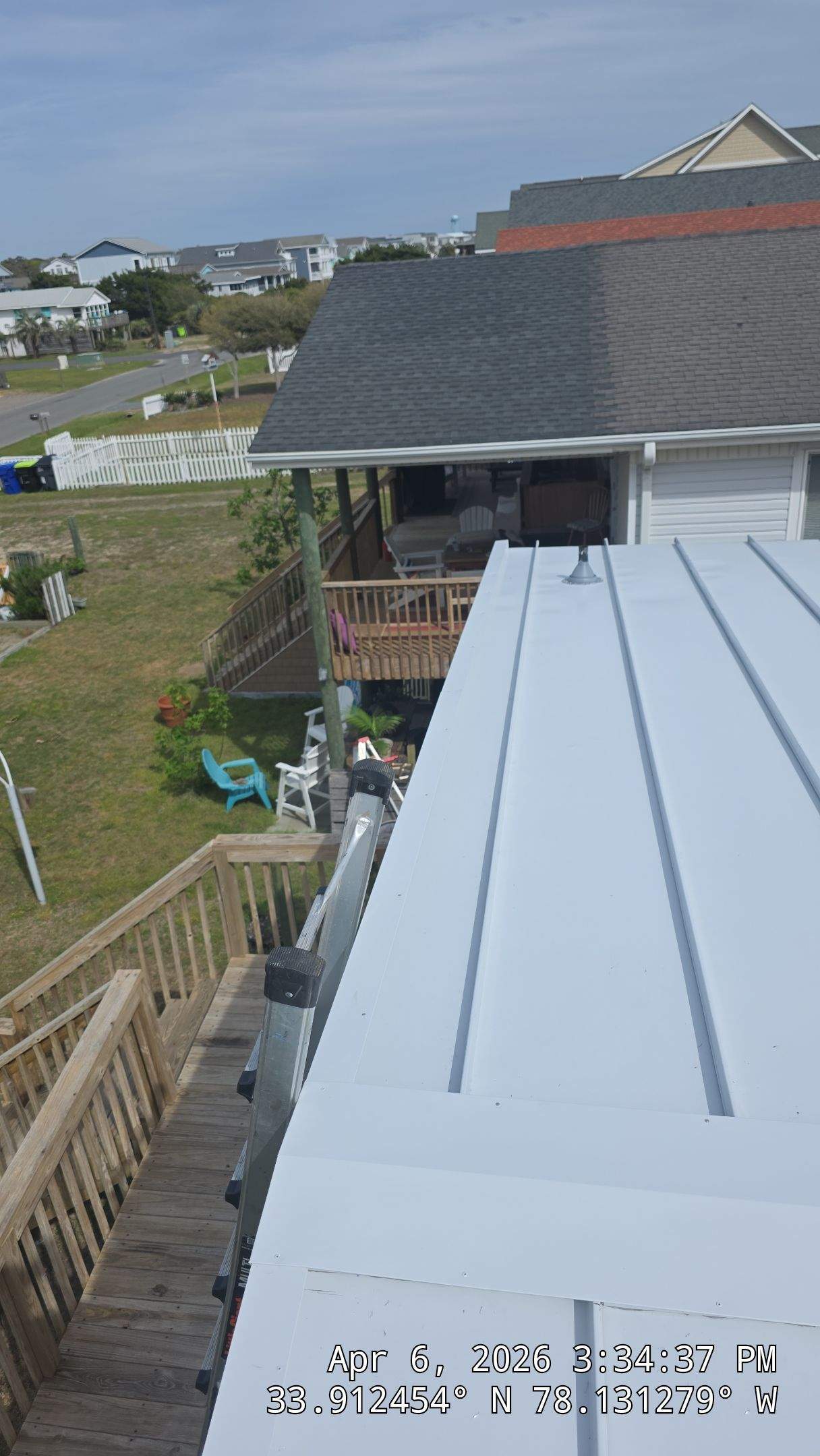 Standing Seam Metal Roof Installation – Oak Island NC by RGR Construction and Roofing, LLC