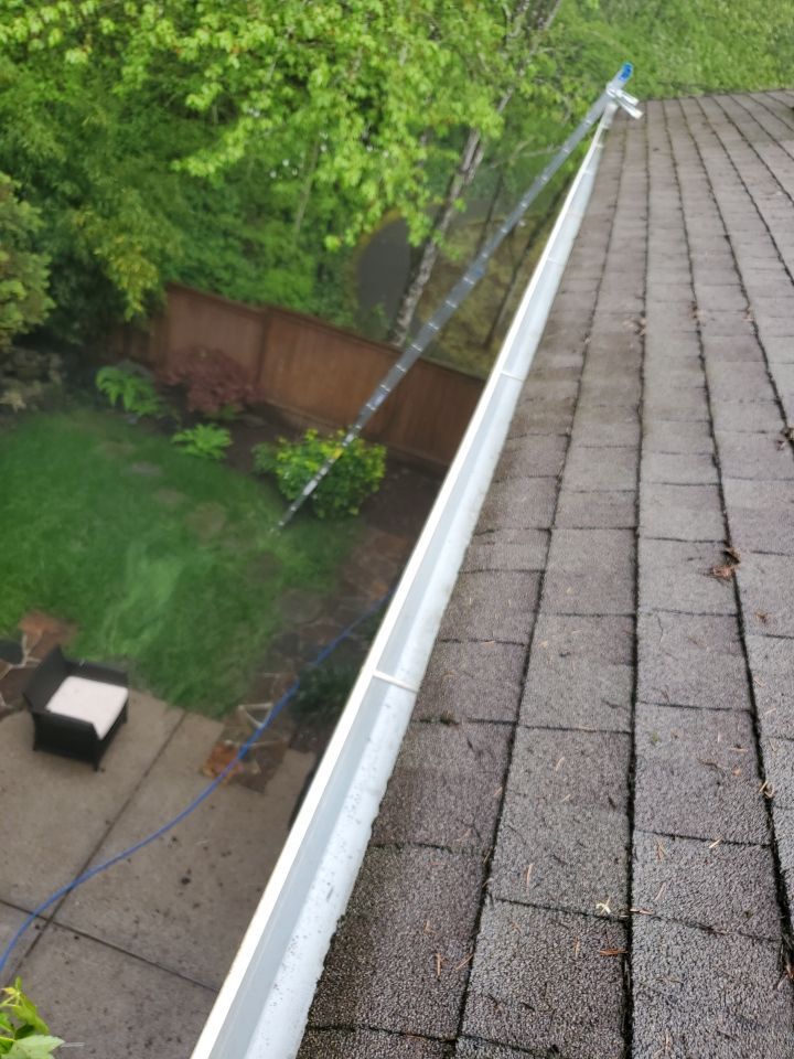 Gutter Clean using Moderate Pressure by Willamette Outdoor Wash LLC