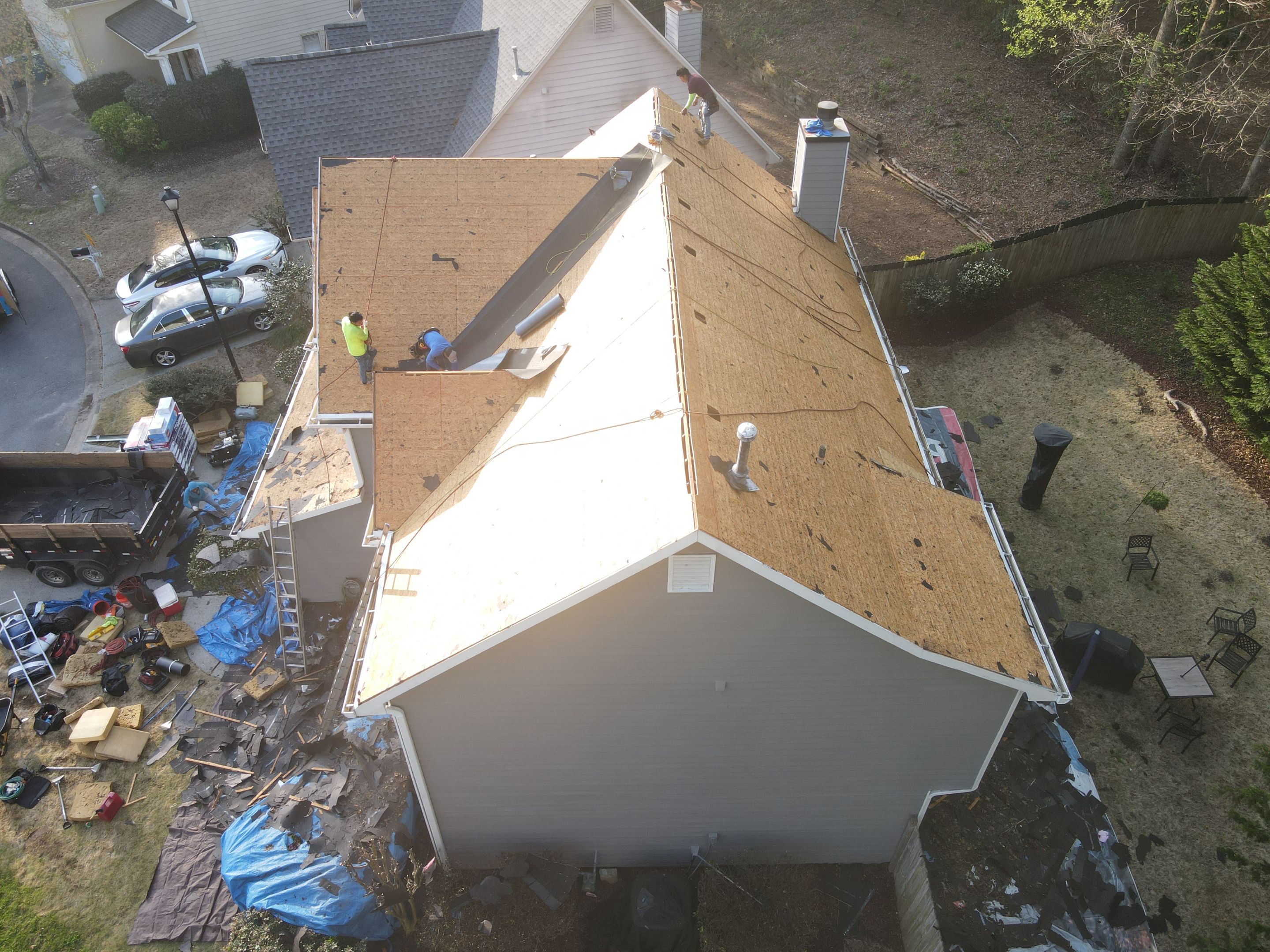 Residential Roofing Installation using GAF by Inspector Roofing and Restoration