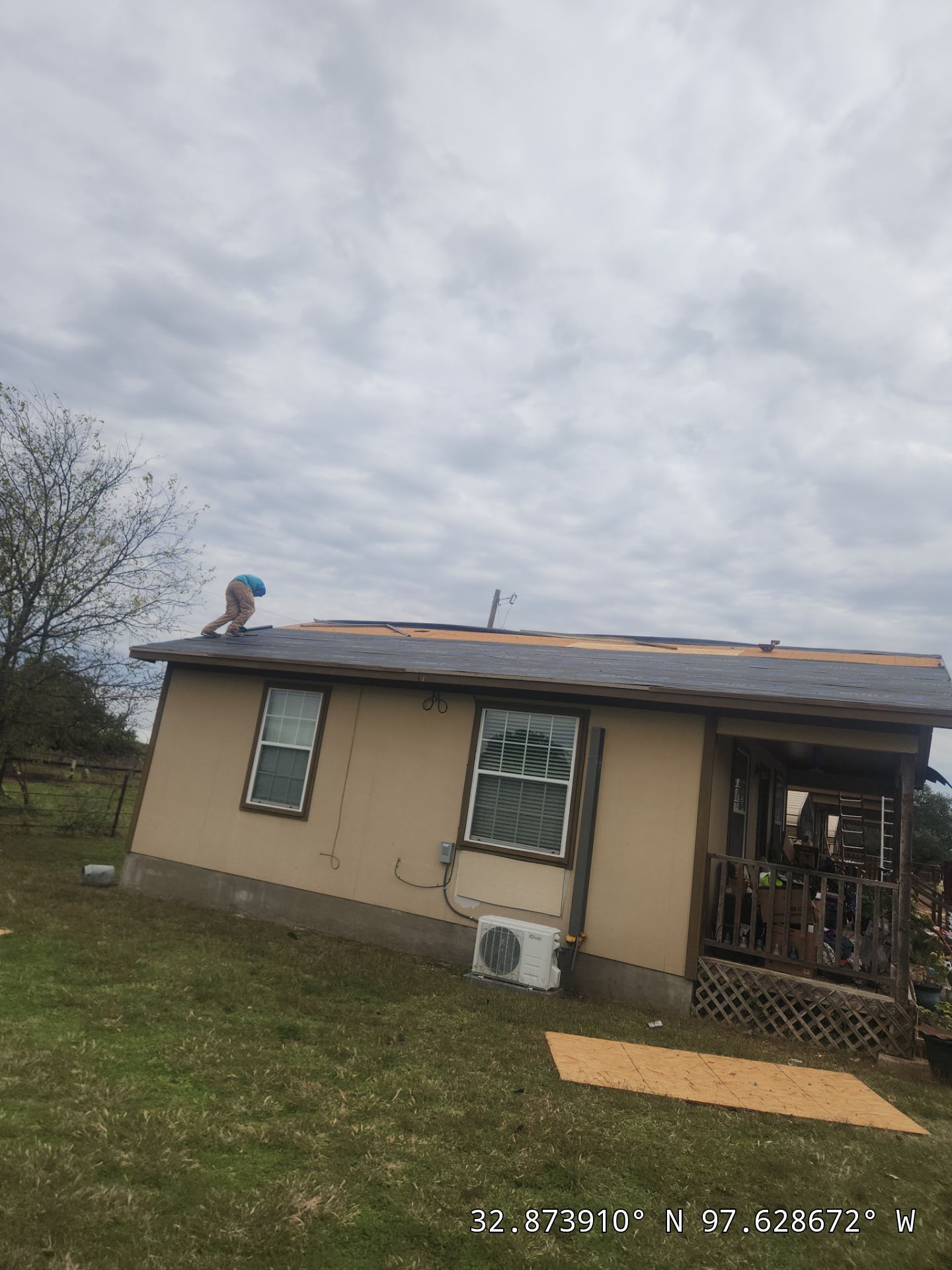 Project in Weatherford by Lonestar Roofing and Restoration LLC.