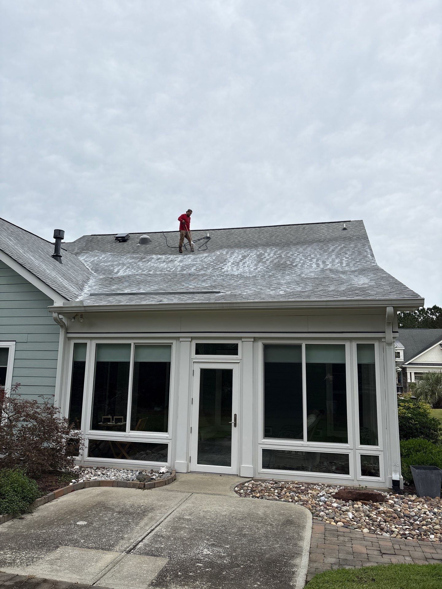 RoofRestor Shingle Rejuvenation in Brunswick Forest, Leland NC by RGR Construction and Roofing, LLC