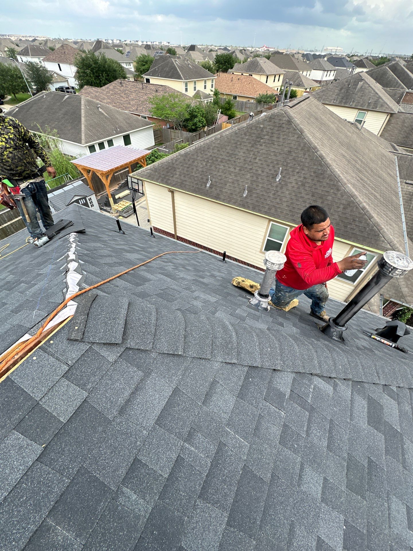 Project in Katy by Motion Roofing