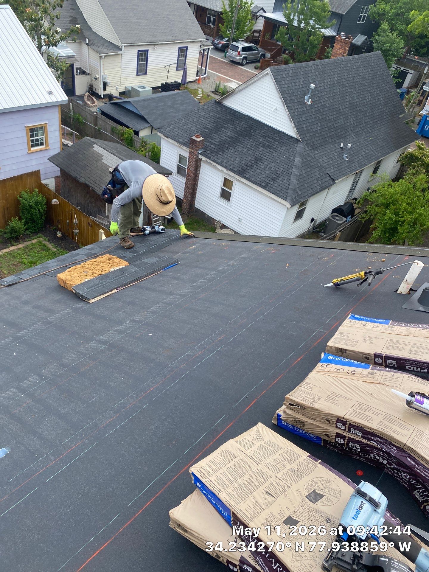 Downtown Wilmington Fortified Roof Replacement by Local Roofing Company in Wilmington NC by RGR Construction and Roofing, LLC