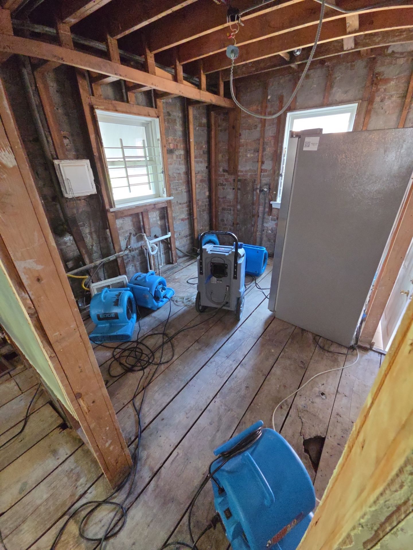 Sewage Drain Pipe Broke in the Kitchen Ceiling by Chicagoland Water Medics