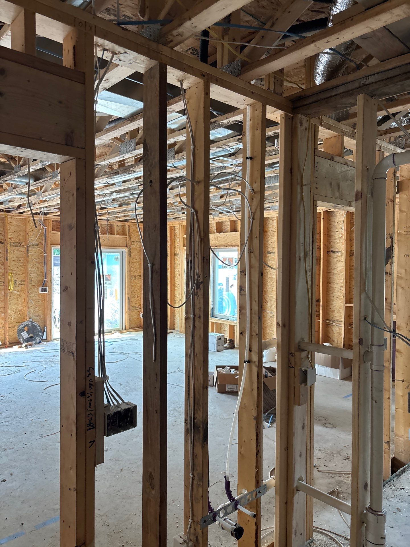 Comprehensive Electrical Rough-In and Service Installation in Maple Lake by Walter Electrical Contractors