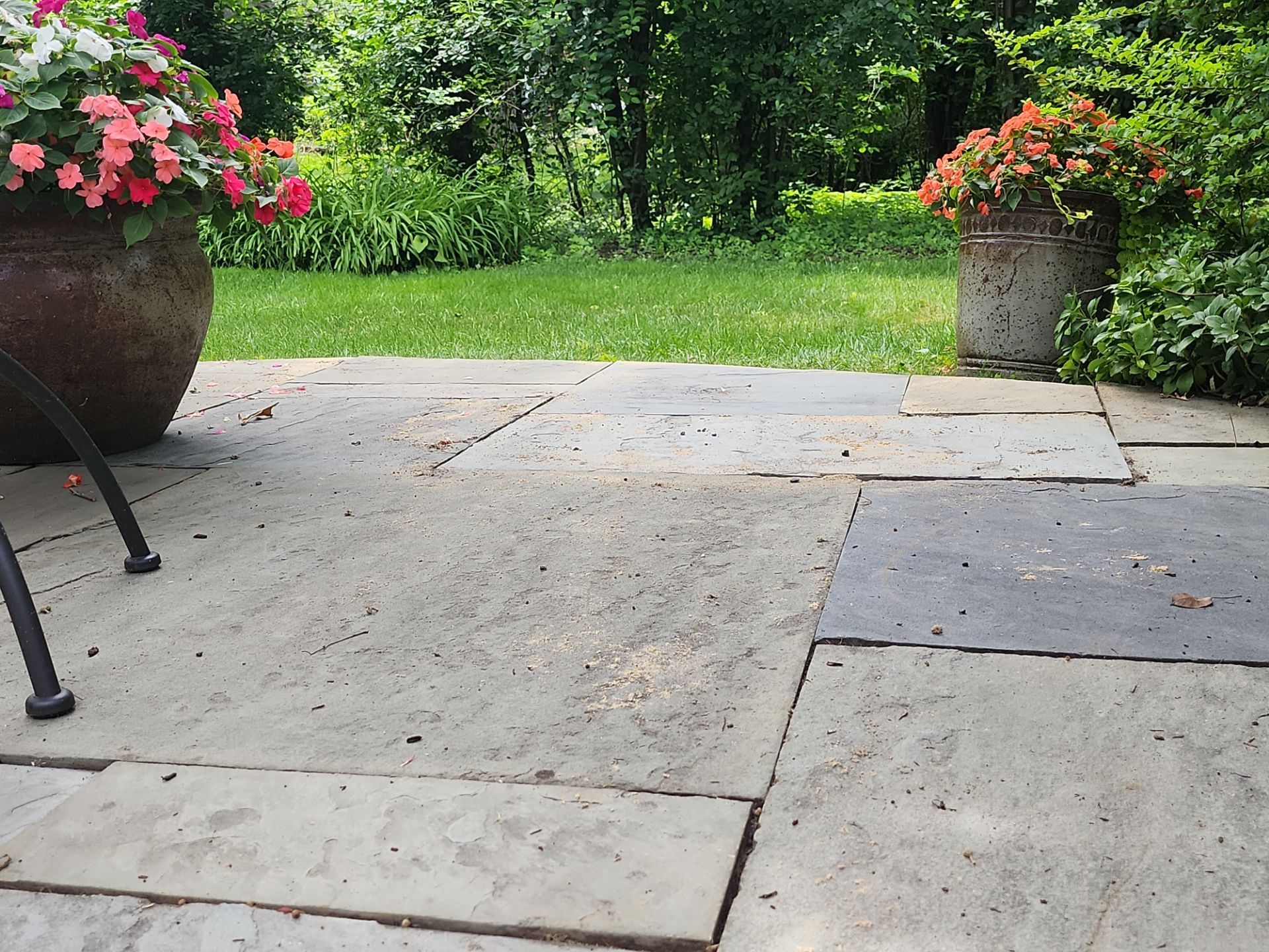Glenview stone repair, and cleaning by Northern Power Washing LLC.