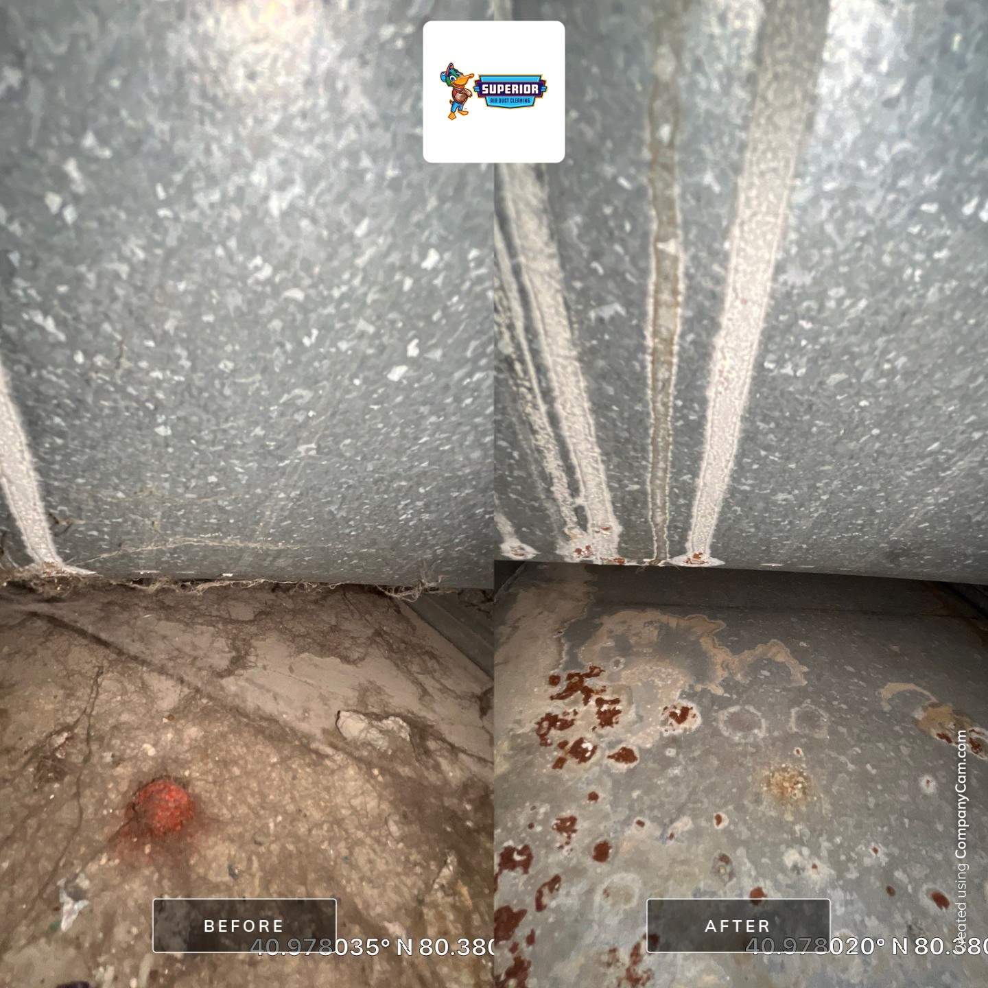 Air Duct Cleaning With a Vacuum Truck in New Castle, PA by Superior Air Duct Cleaning