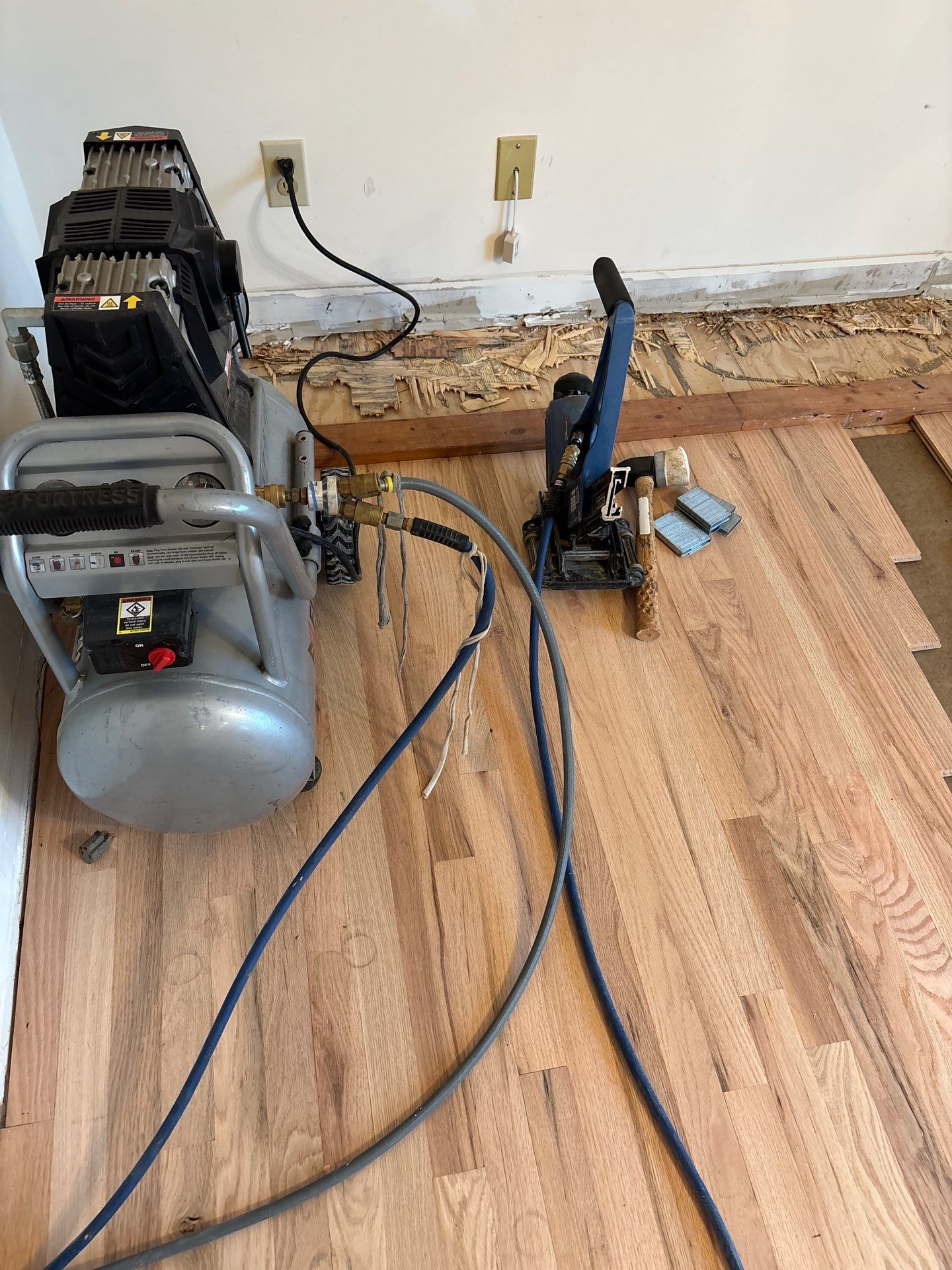 Red Oak Hardwood Floor Installation and Refinishing in Cincinnati by Footprints Floors Kentucky