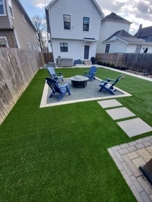 Full German Village Backyard