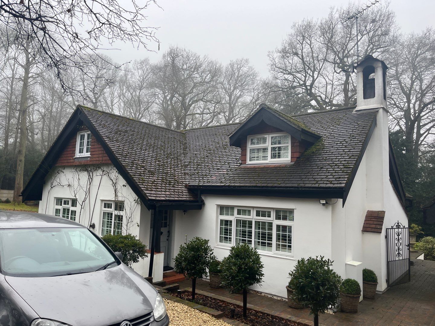 Roof and Patio Cleaning using Honda 15lpm Low Pressure Washing Machine by Ges Exterior Cleaning ltd