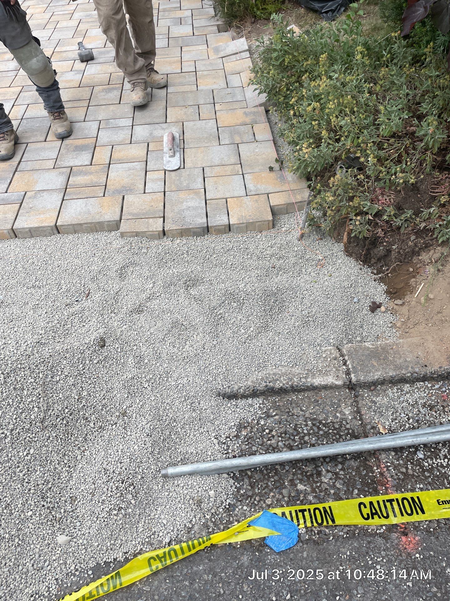 Pavers Driveway & Walkway with Concrete Lip | Seattle  by Jireh Asphalt & Concrete Inc 