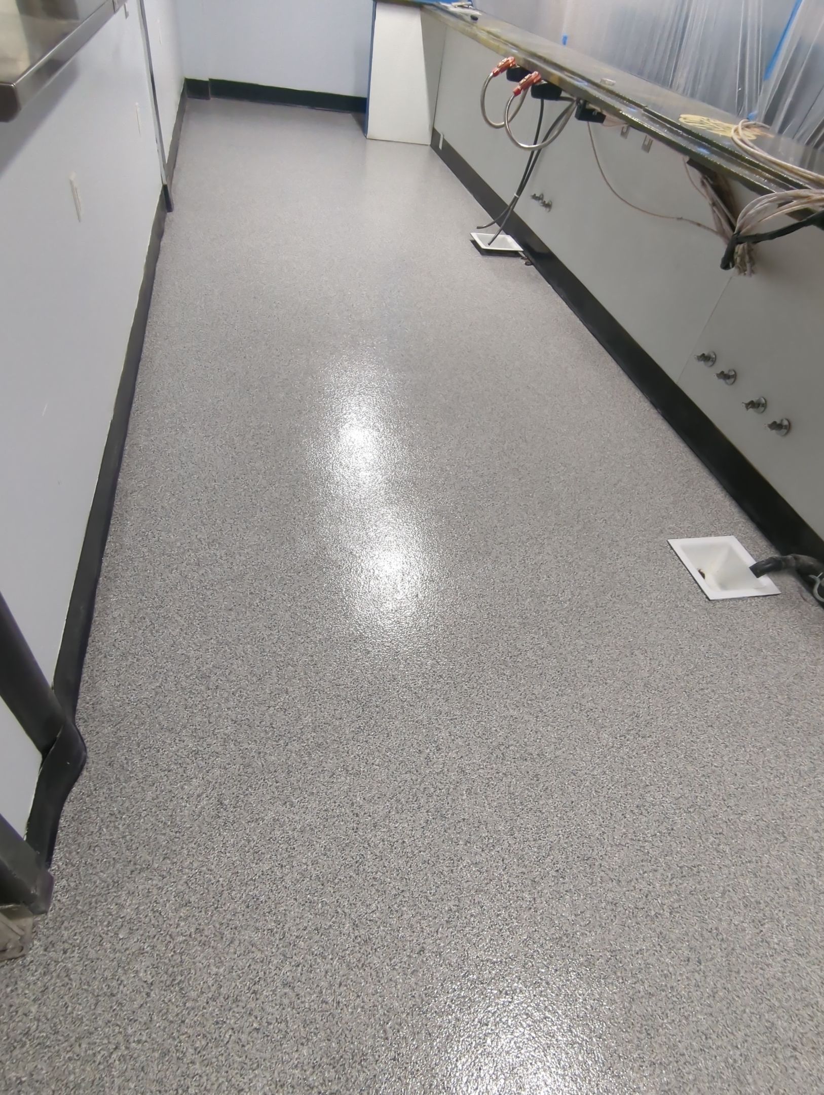 Commercial Kitchen Flooring using Slate Stone 1/8" by Croc Coatings, LLC