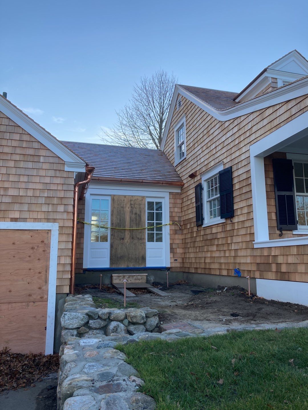 Copper Gutter Installation in Osterville, MA   by Gutter Pro Enterprises