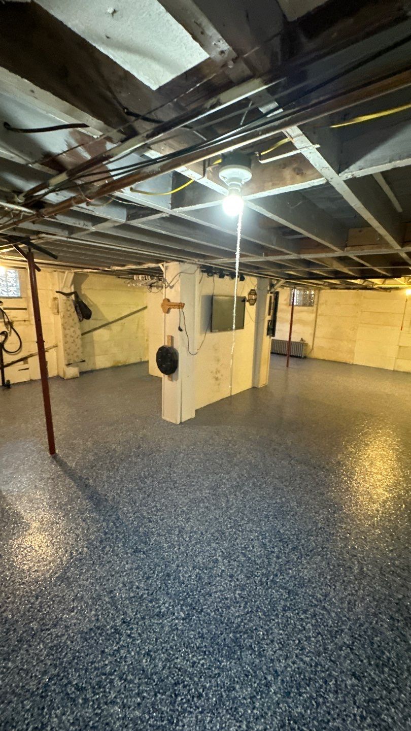 Gravel Basement Project in Leechburg by Floors in a Day, Inc