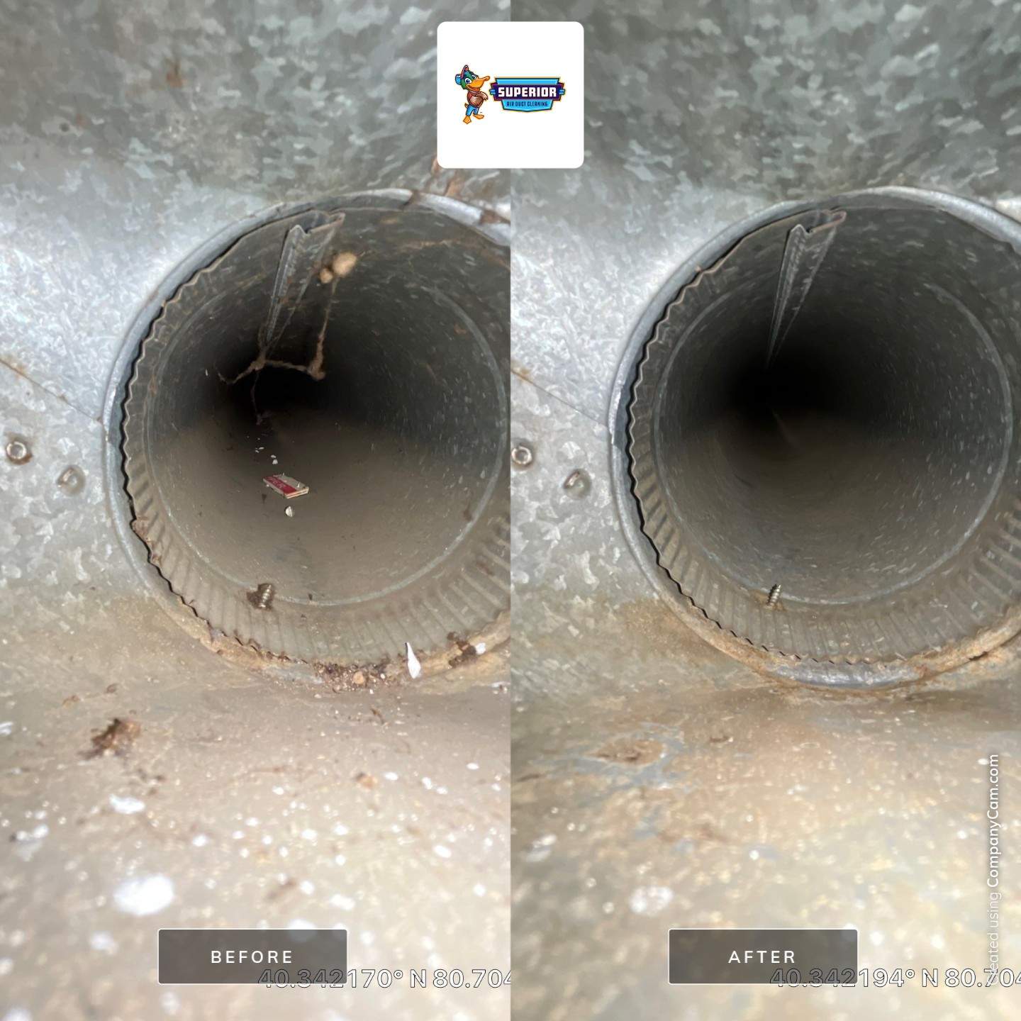 Air Duct Cleaning With a Vacuum Truck in Wintersville, OH by Superior Air Duct Cleaning