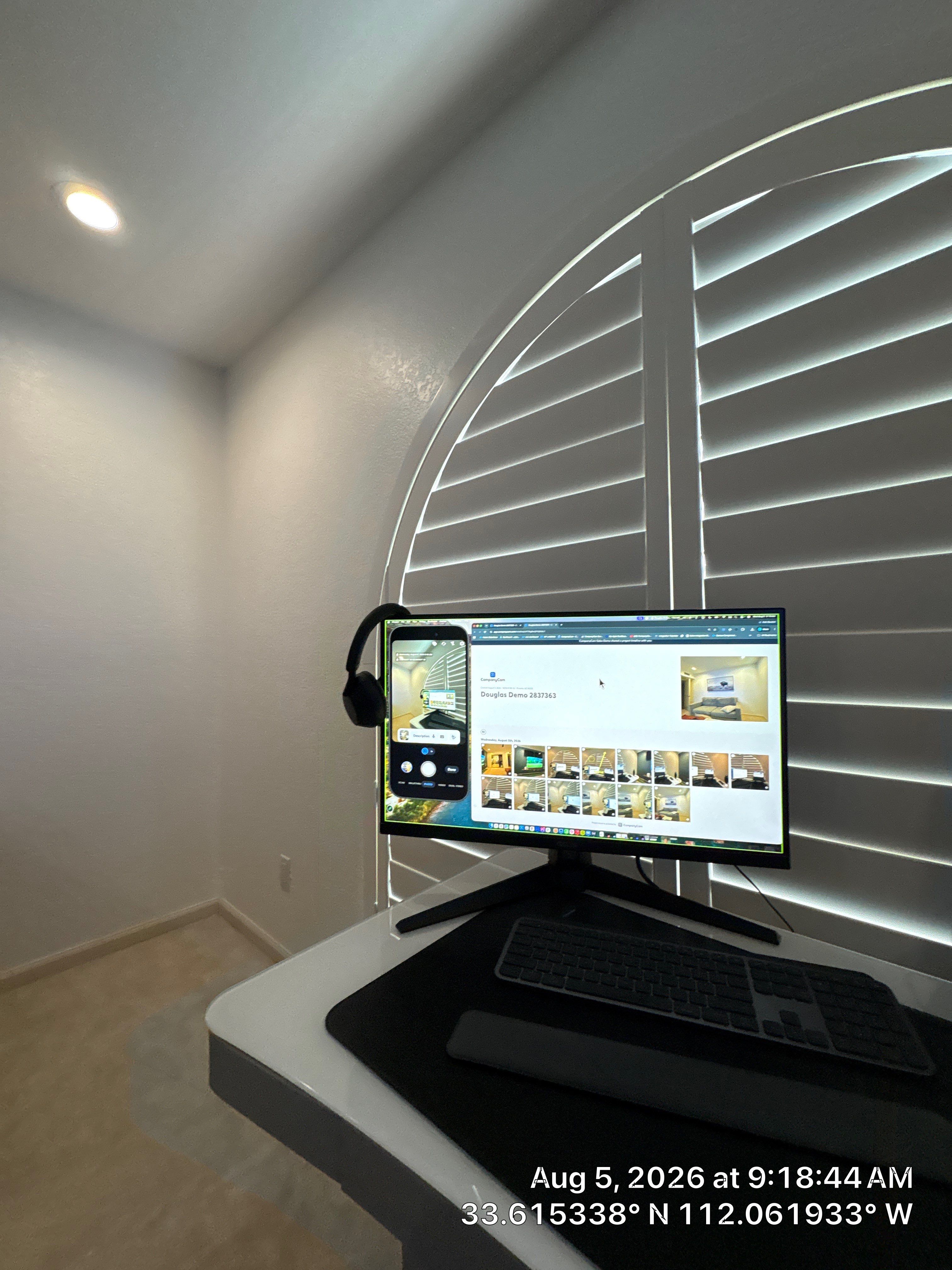 Home Office and Entertainment Room Renovation in Phoenix by CompanyCam Sales Demo