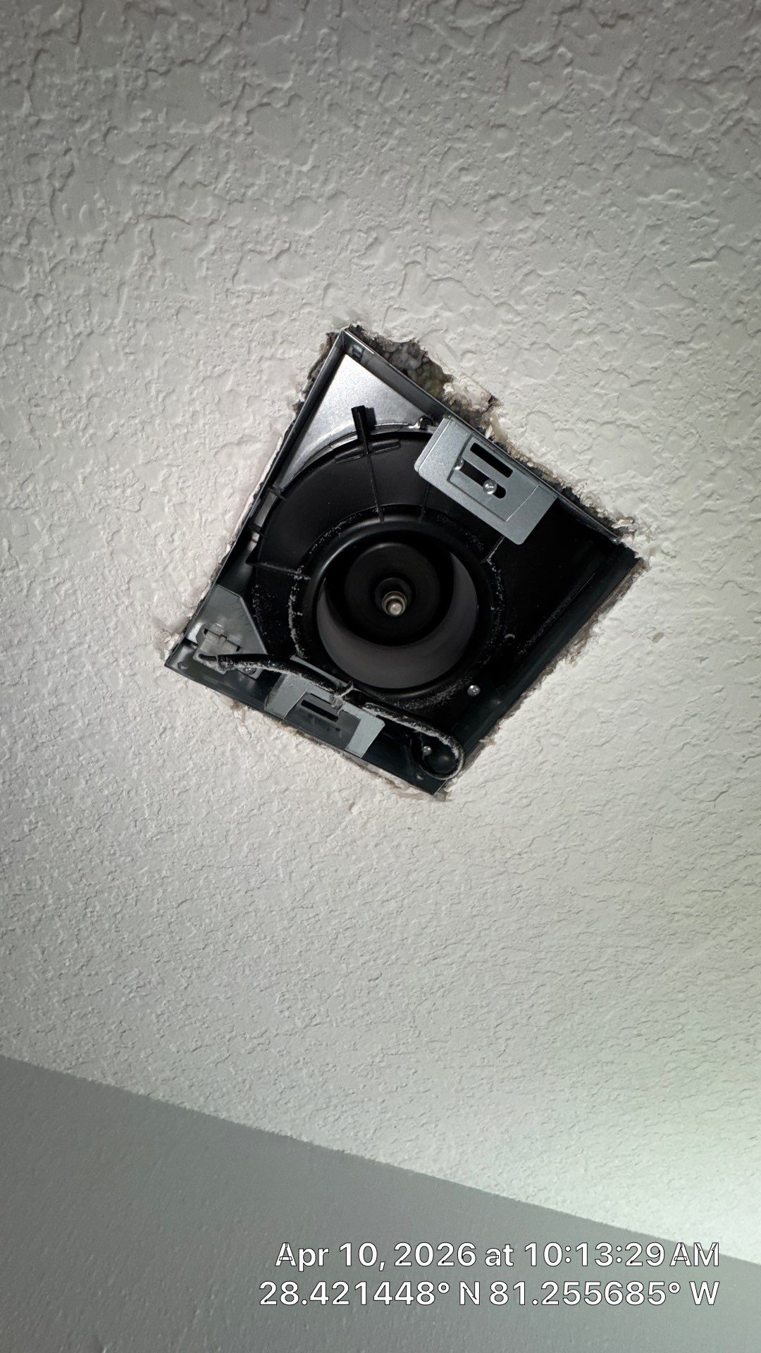 Air Duct Bath Fan Exhaust Cleaning in Orlando by Hygienic Air, Inc