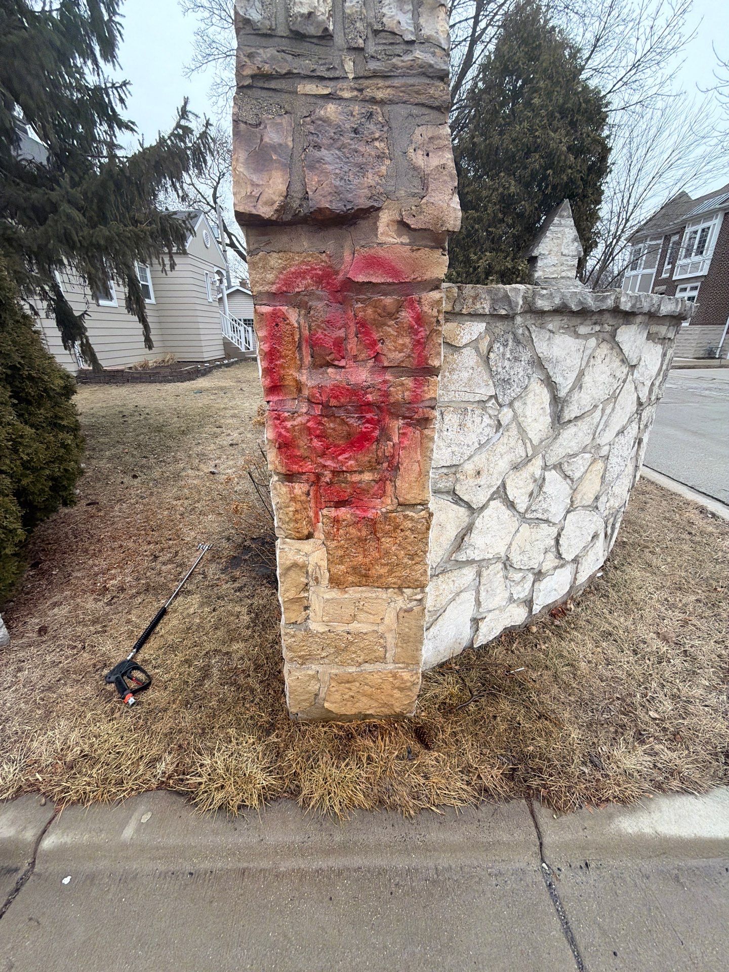 Professional Graffiti Removal & Surface Restoration by Northern Power Washing LLC.