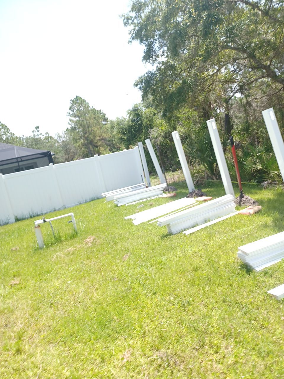 North Port, FL 6ft. Tall White Vinyl Privacy Fence  by Asap fence and gates, LLC