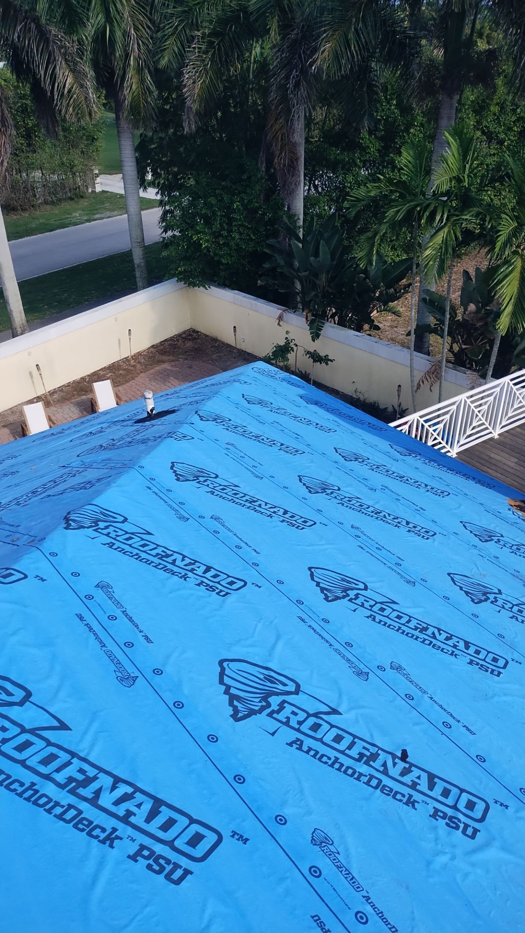 Residential Roofing Installation using 1" Nail strip metal roof by BLUES BROTHERS ROOFING
