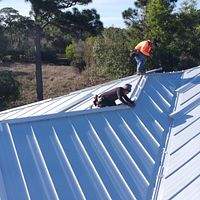 24ga 1" Nail-Strip Mill Finish by Total Roofing System The Metal Roof Experts