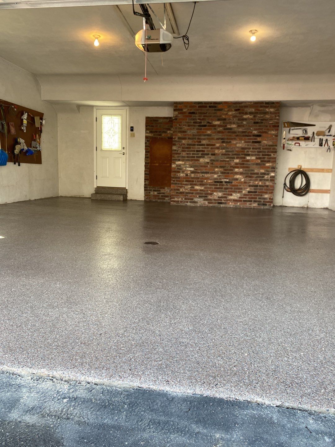 Large Patio + Garage Project in Pittsburgh by Floors in a Day, Inc