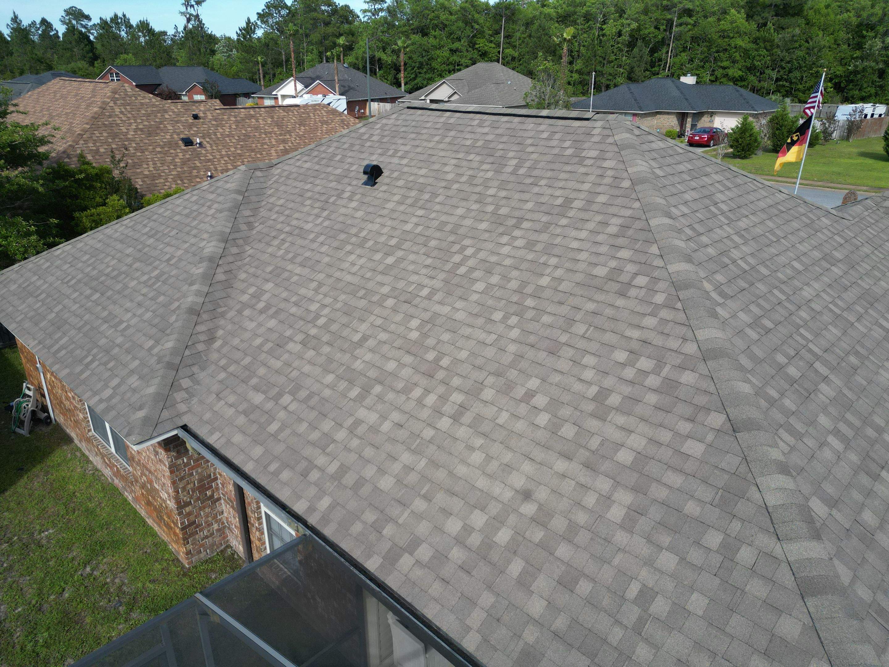 Residential Roofing Installation using Atlas Pinnacle Sun by Talya Roofing